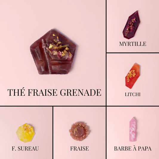 Jade Collection - 6 eetbare kristallen