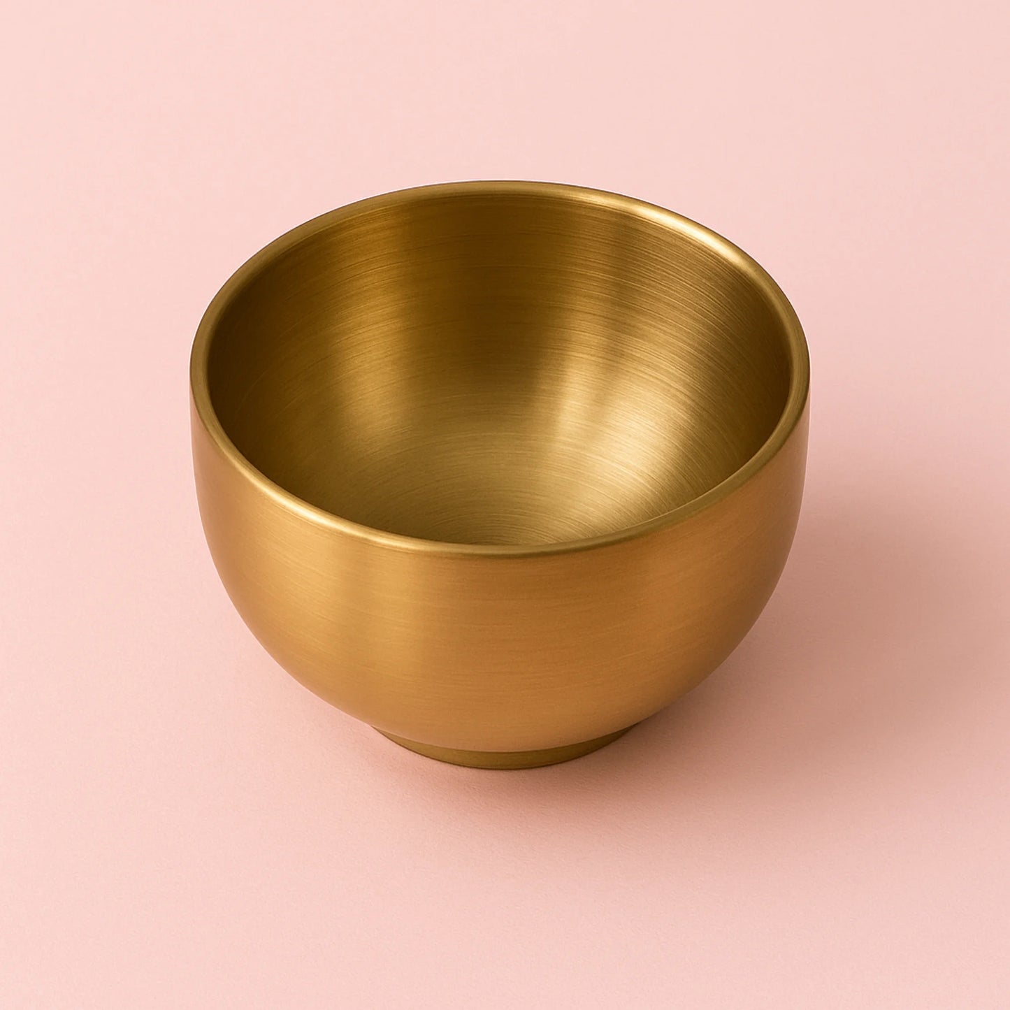 Bol en laiton brossé – Édition Quartz Boutique