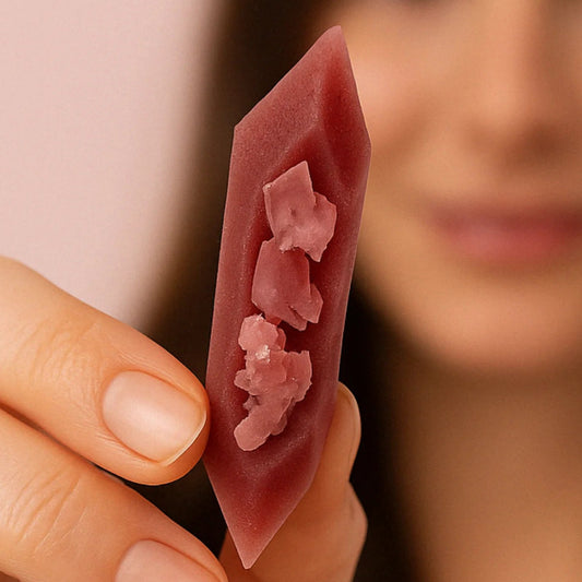Edible crystal with the cherry