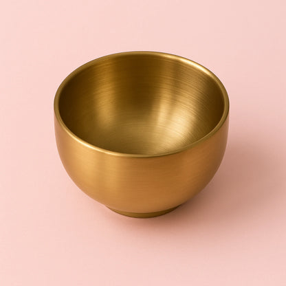 Bol en laiton brossé  – Édition Quartz Boutique